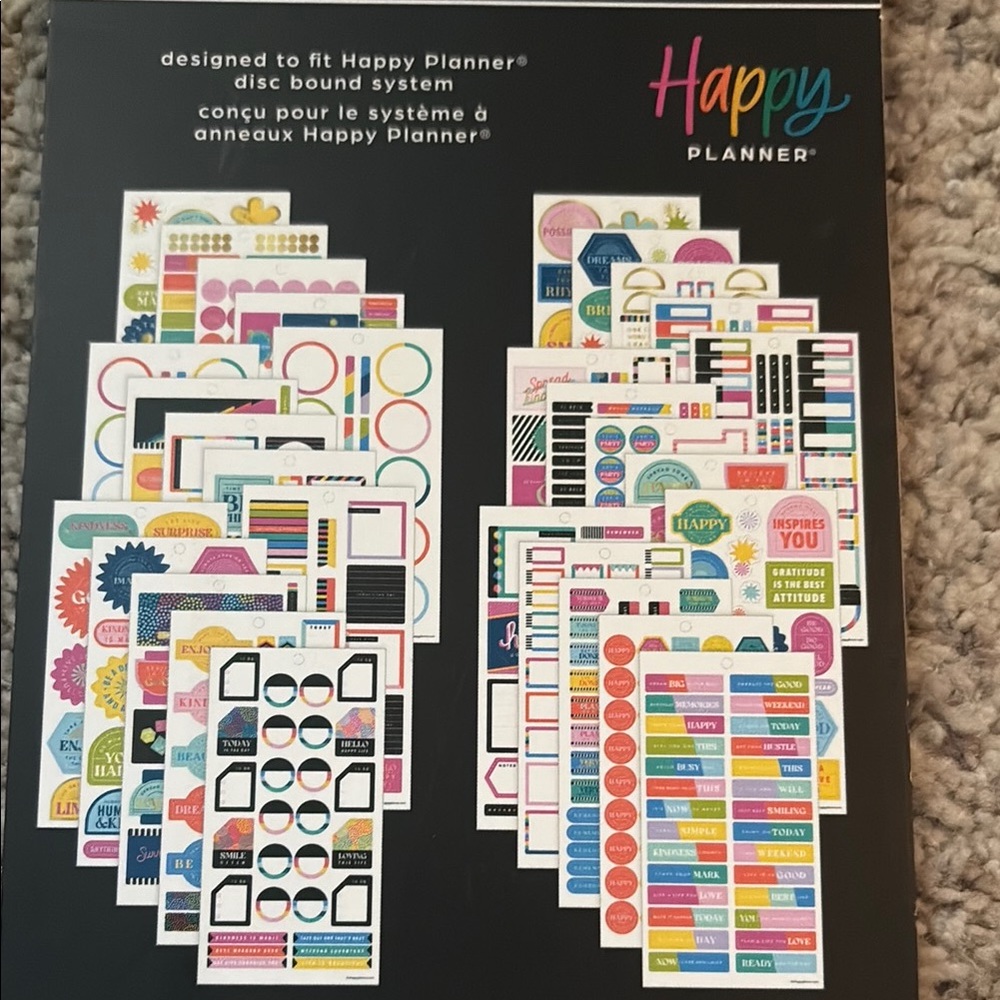 Happy Planner Vibrant Sticker Collection - Picture 2 of 3